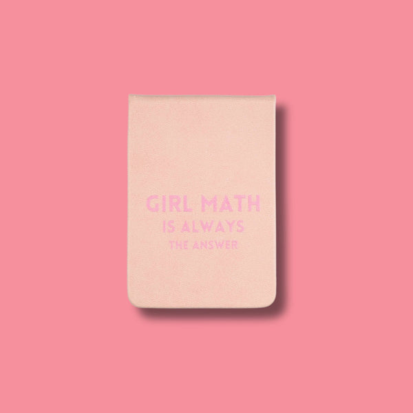 Girl Math Pocket Journal