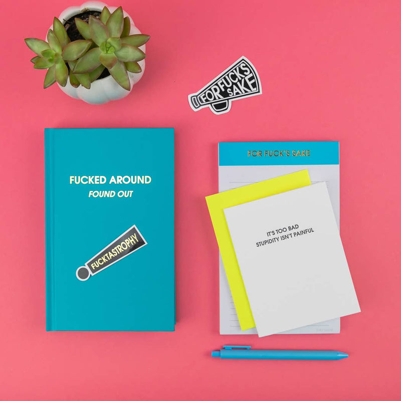 For F⋆˚𝜗𝜚˚⋆ck's Sake Vinyl Sticker