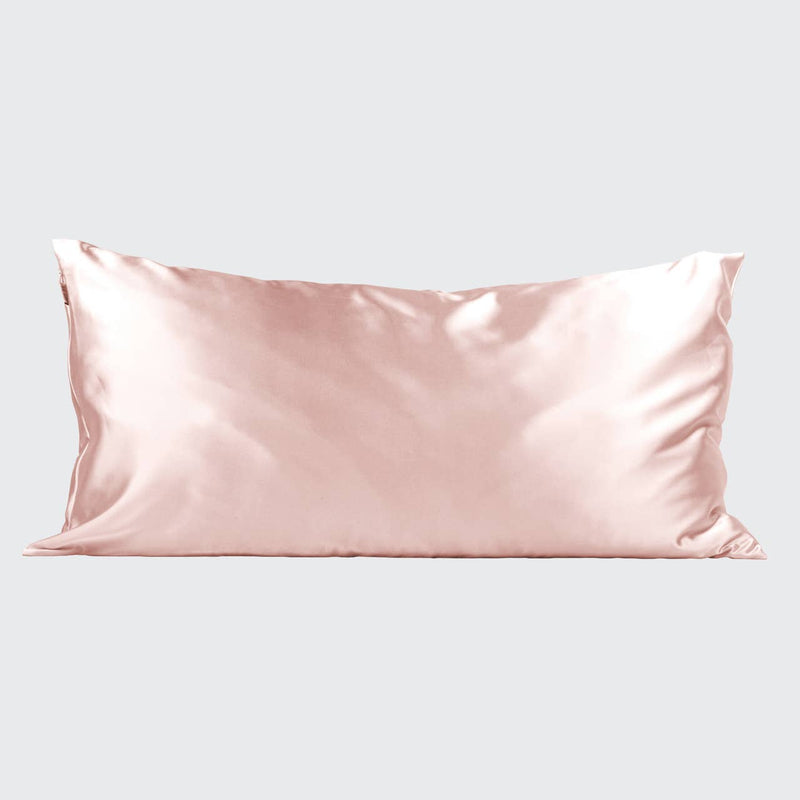 KITSCH - Satin King Pillowcase - Blush