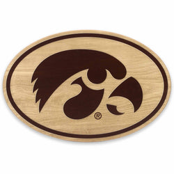 Iowa Oval Natural Wood Wall Decor