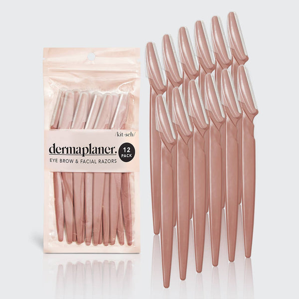 KITSCH - Eco-Friendly Dermaplaner 12 pack- Terracotta