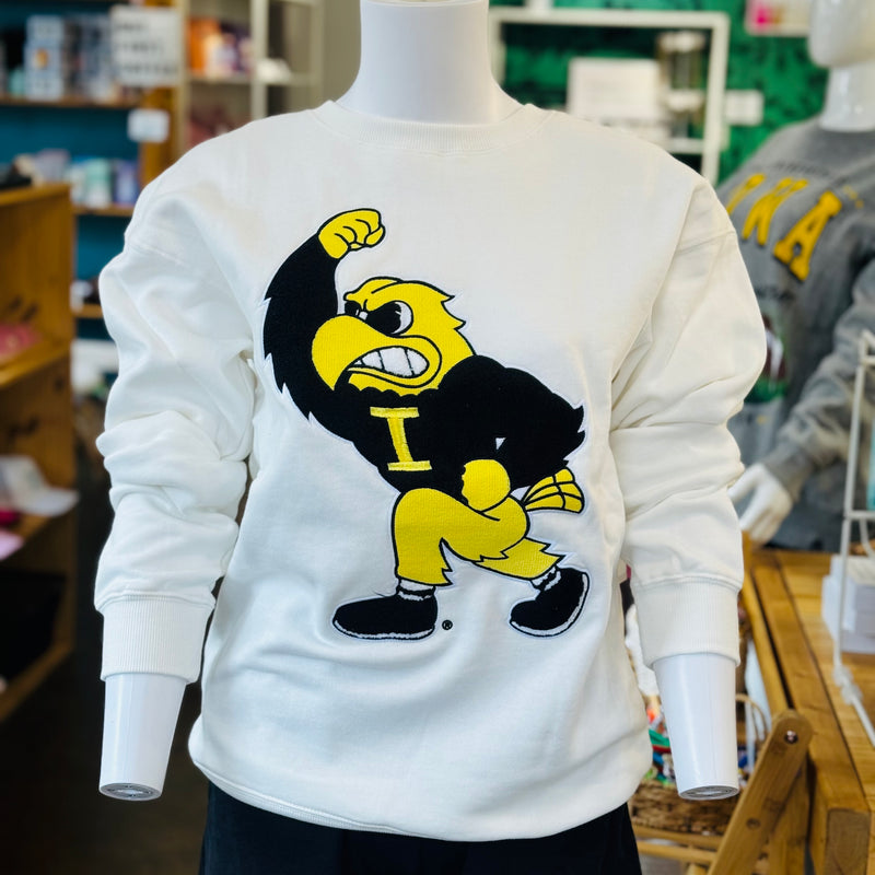 Iowa Mascot Chenille Comfort Crew