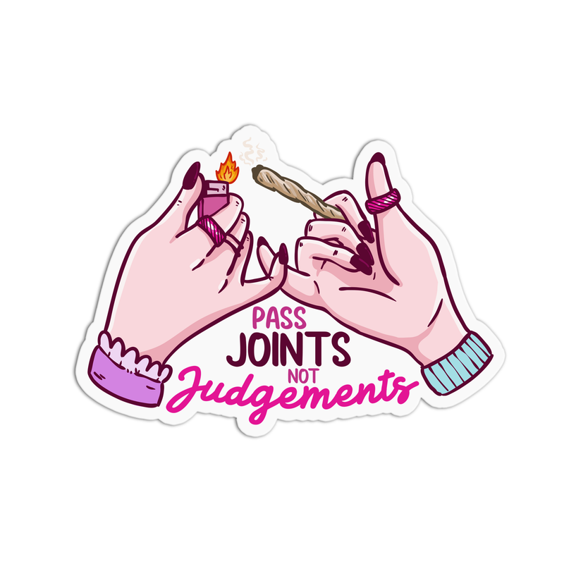 Pass Joints Vinyl Textured Sticker