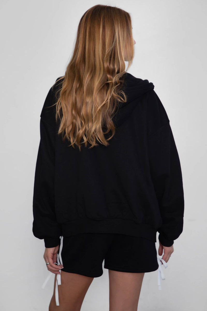 Cutie Plush Bow Fleece Shorts