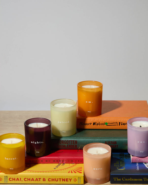 7oz Candle - White Woods & Amber Down