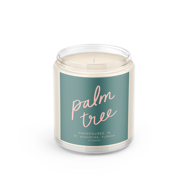 Palm Tree: 8 oz Soy Candles