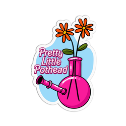 Pretty Little Pothead Textured Stickers