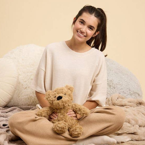 Brown Curly Bear Warmies