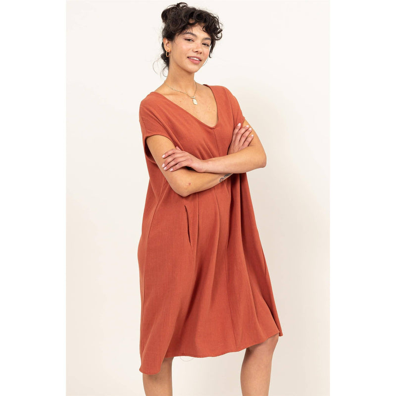 Sunspell Linen Midi Dress