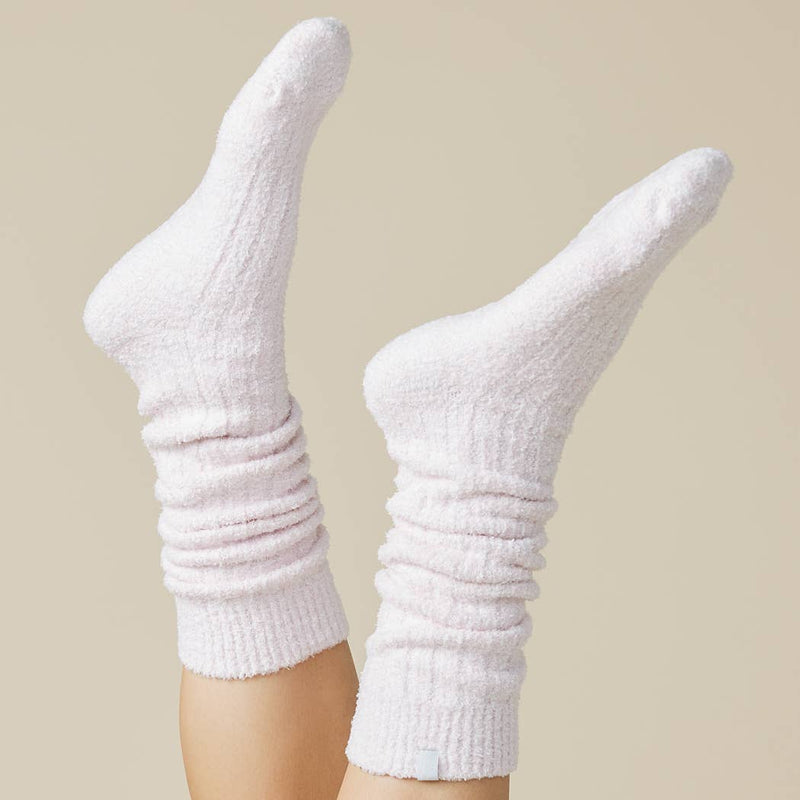 Women's Soft, Cozy, Slouchy Marshmallow Socks w/Grippers