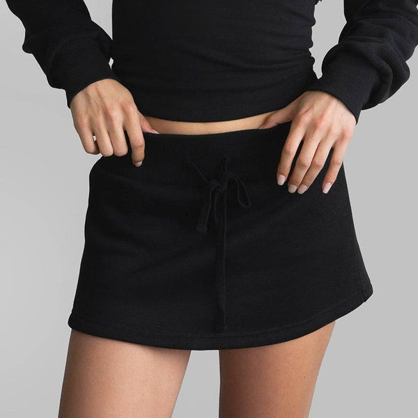 Cutie Plush Fleece Mini Skort