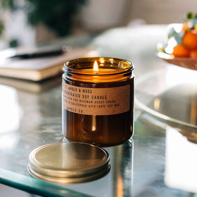 P.F. Candle Co. - Amber & Moss - Large Candle