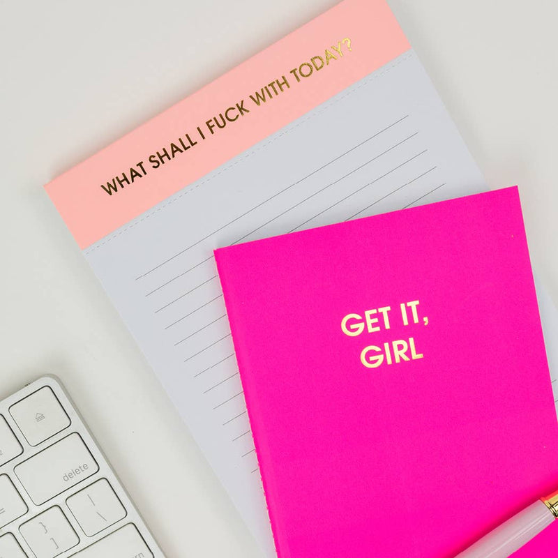 What Shall I Fuck With Today? - Lined Notepad