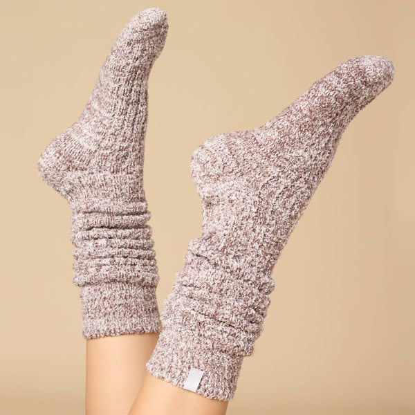 Women's Soft, Cozy, Slouchy Marshmallow Socks w/Grippers