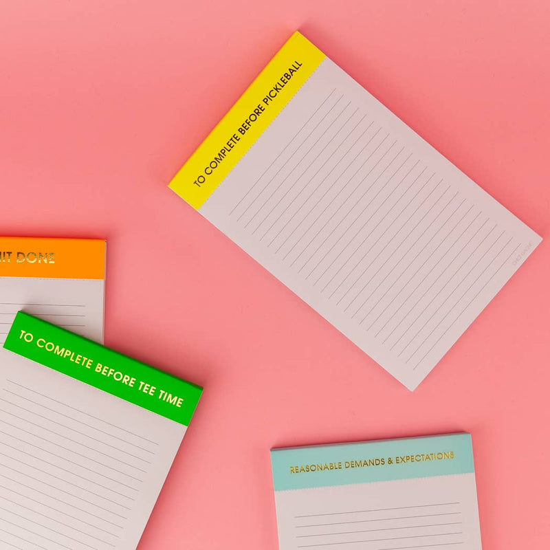 Reasonable Demands + Expectations - Lined Notepad