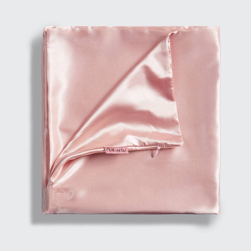 KITSCH - Satin King Pillowcase - Blush