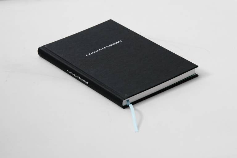 A Catalog Of Thoughts - notebook