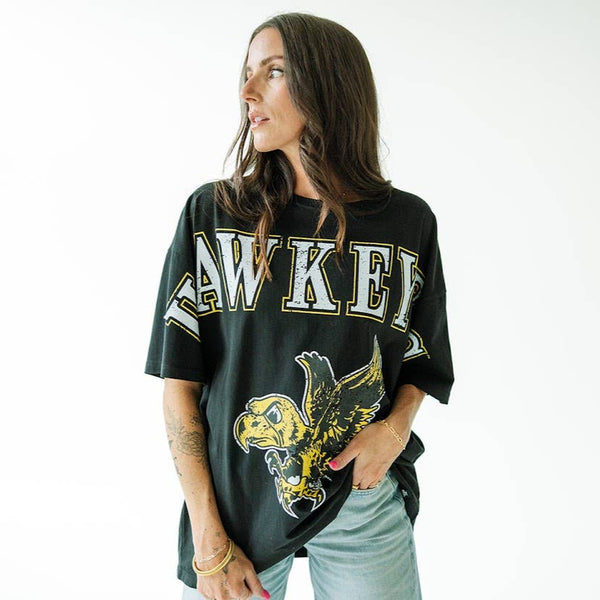 Gameday Social Apparel Co.® - Iowa Southern Split Oversized Band Tee