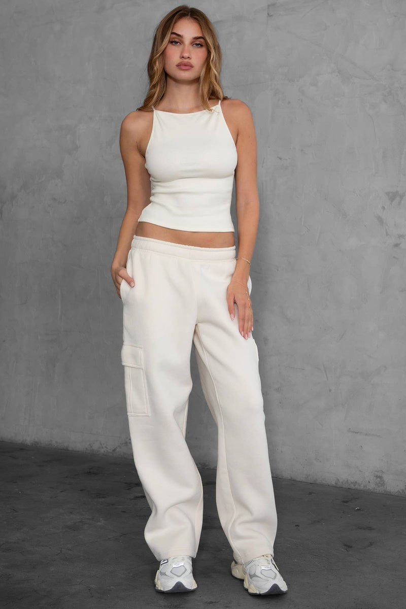 Cutie Fleece Cargo Pants