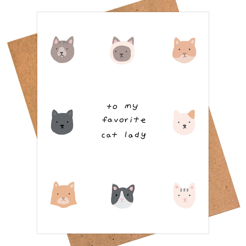 Cat Lady Card