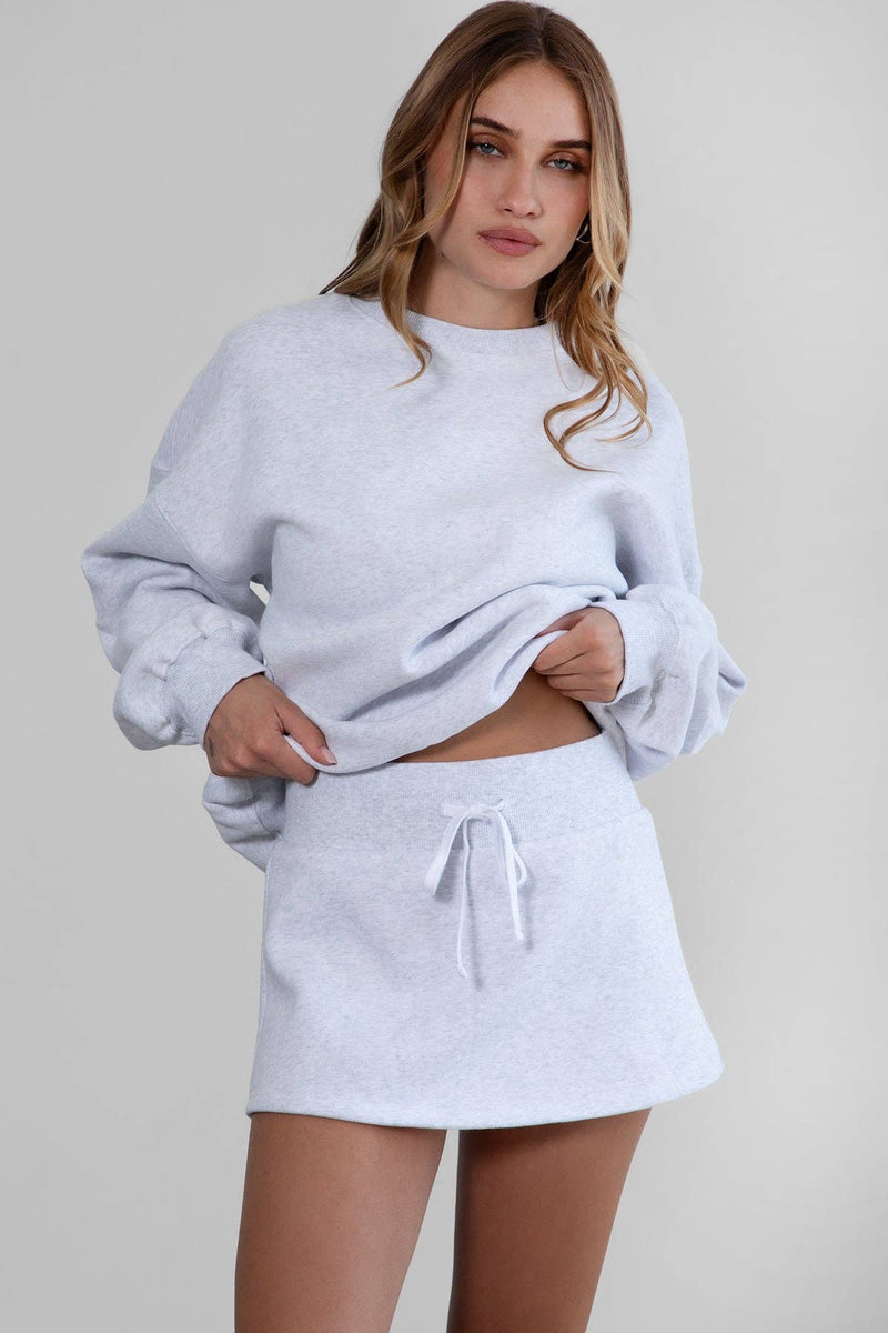 Cutie Plush Fleece Mini Skort