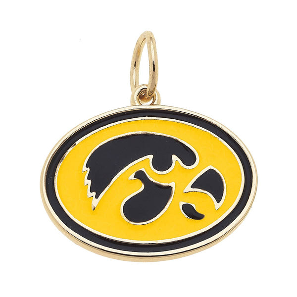 Iowa Hawkeyes Enamel Logo Charm