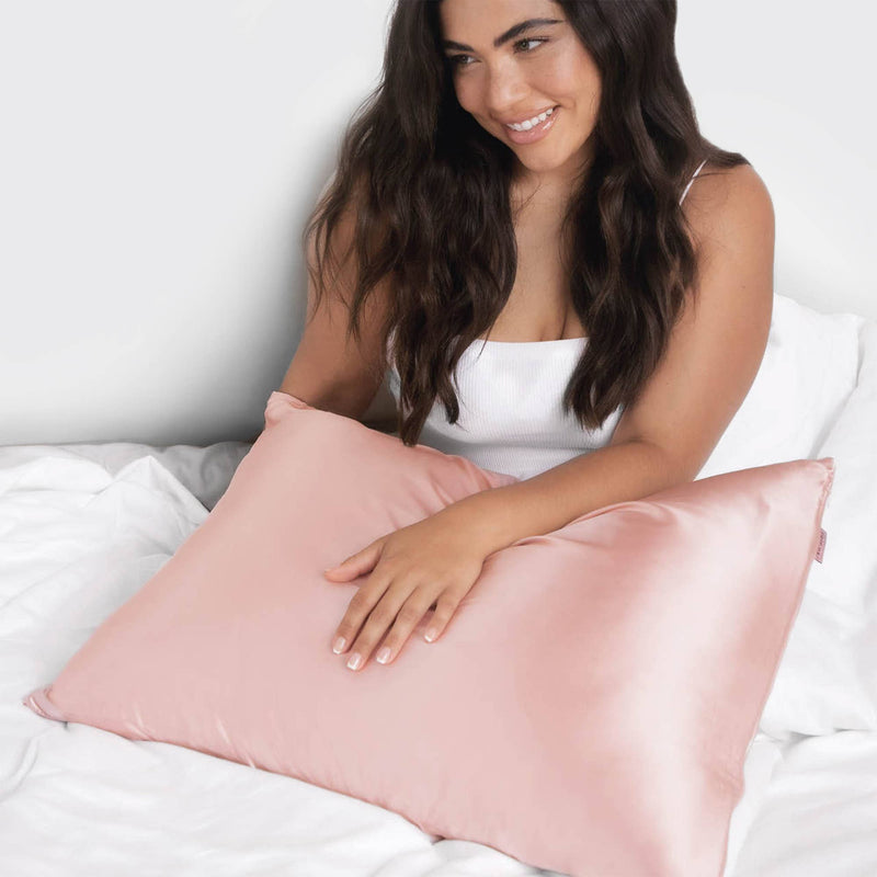 KITSCH - Satin King Pillowcase - Blush