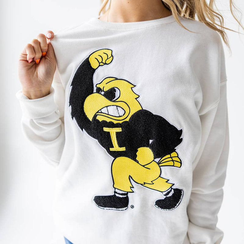 Iowa Mascot Chenille Comfort Crew