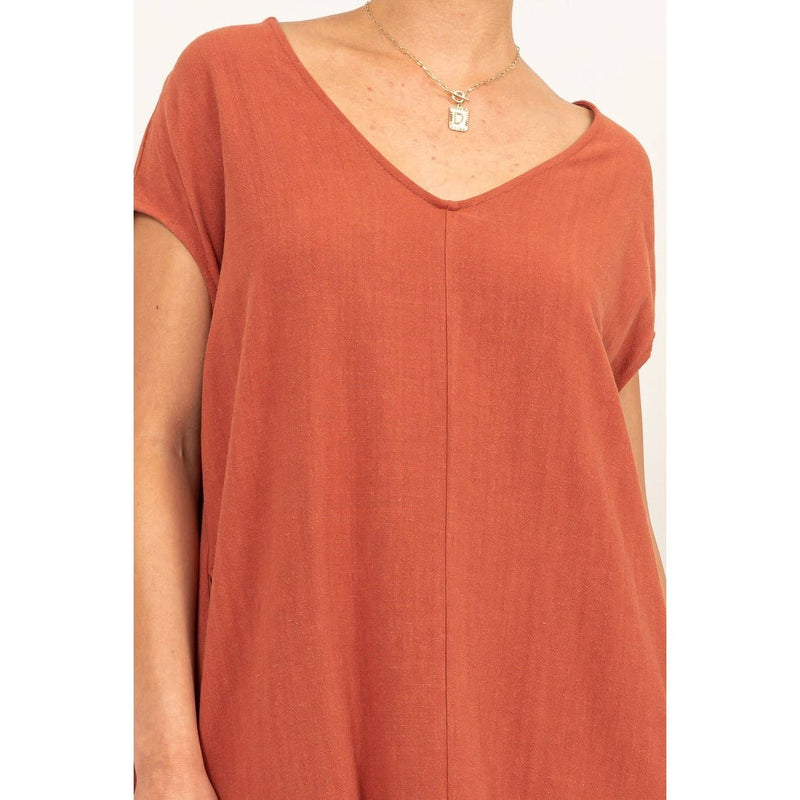 Sunspell Linen Midi Dress