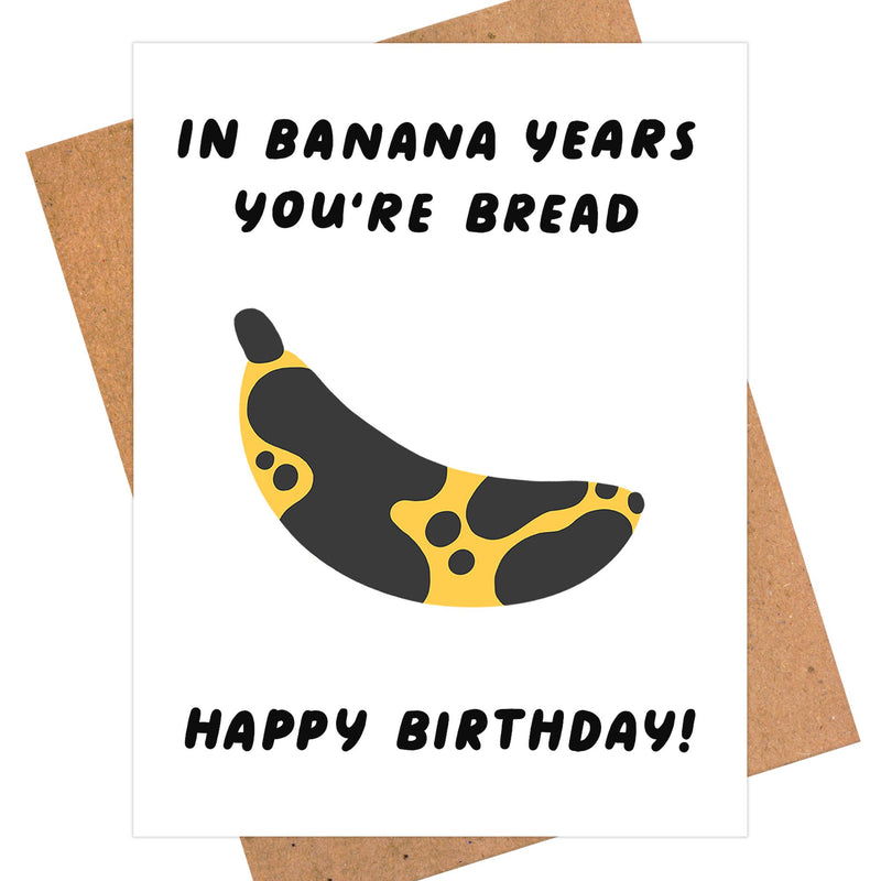 Banana Funny Birthday Card