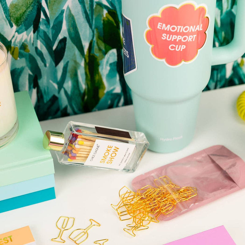 Emotional Support Cup Vinyl Sticker