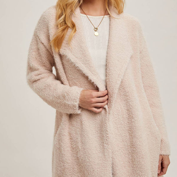 Cloudsoft Fuzzy Knit Cardigan