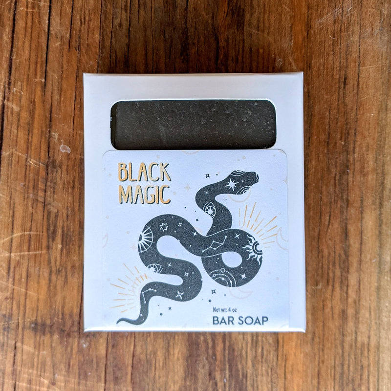 Cedar Witch Goods - Black Magic Soap | Vegan Activated Charcoal Bar Soap