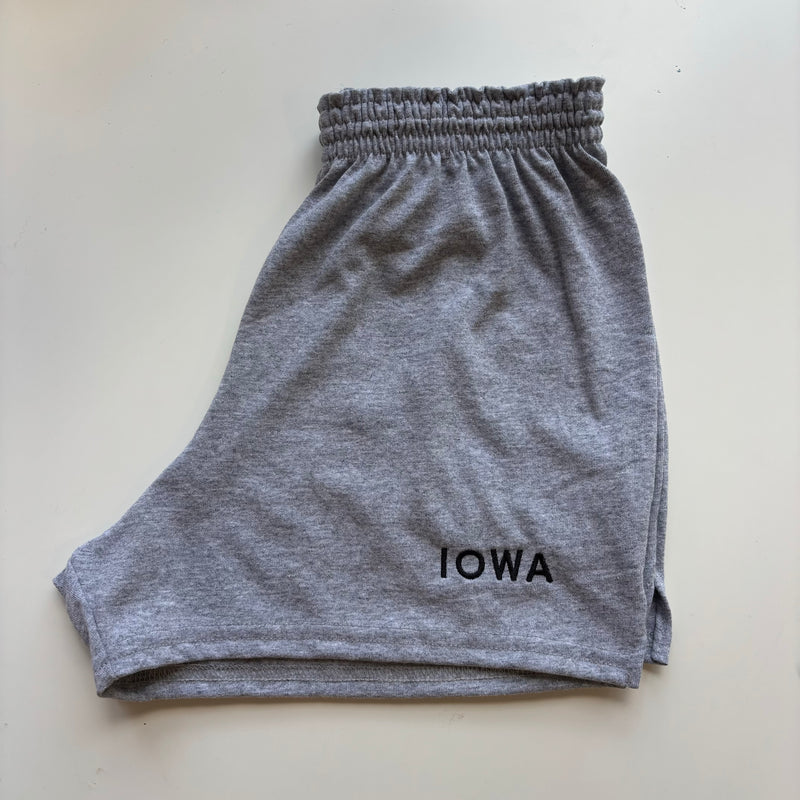 Embroidered IOWA Shorts