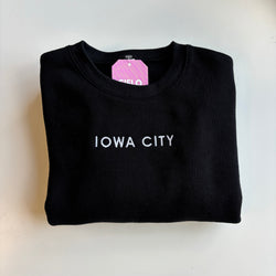 Embroidered IOWA CITY Sweatshirts