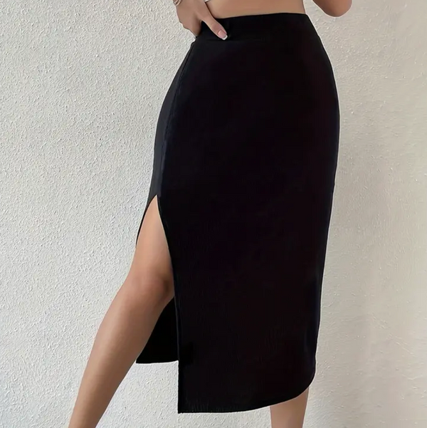 Black Stretchy Skirt