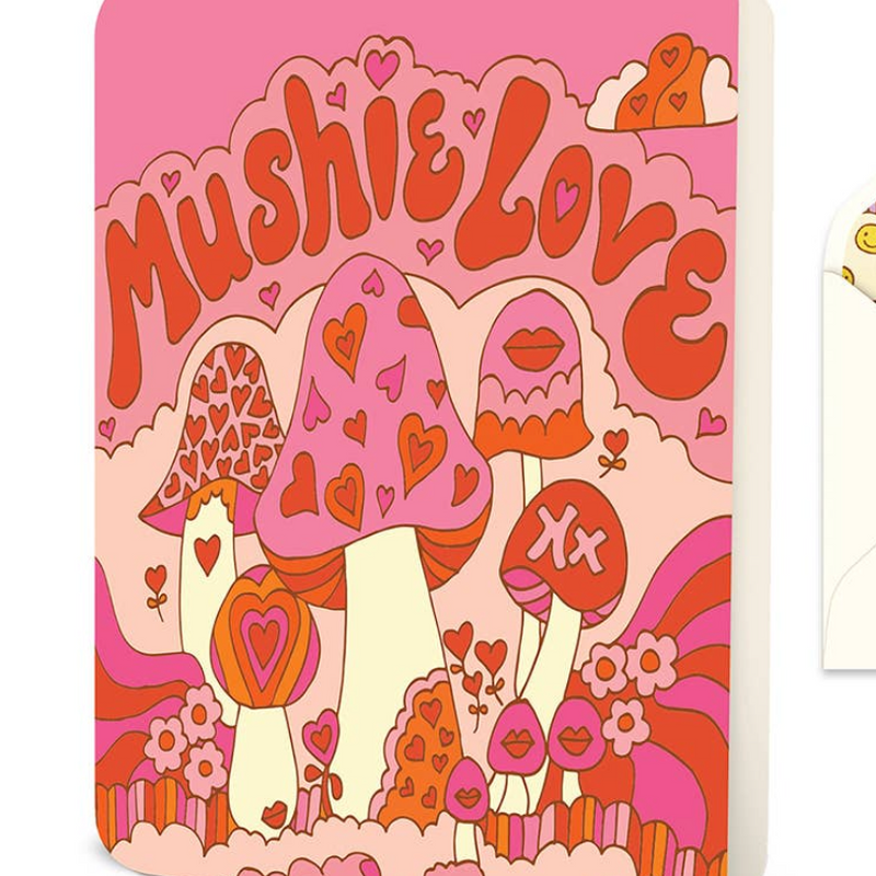 Mushie Love Deluxe Greeting Card