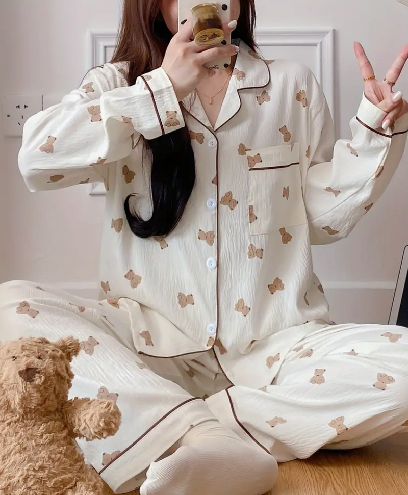 Teddy Pajamas Set