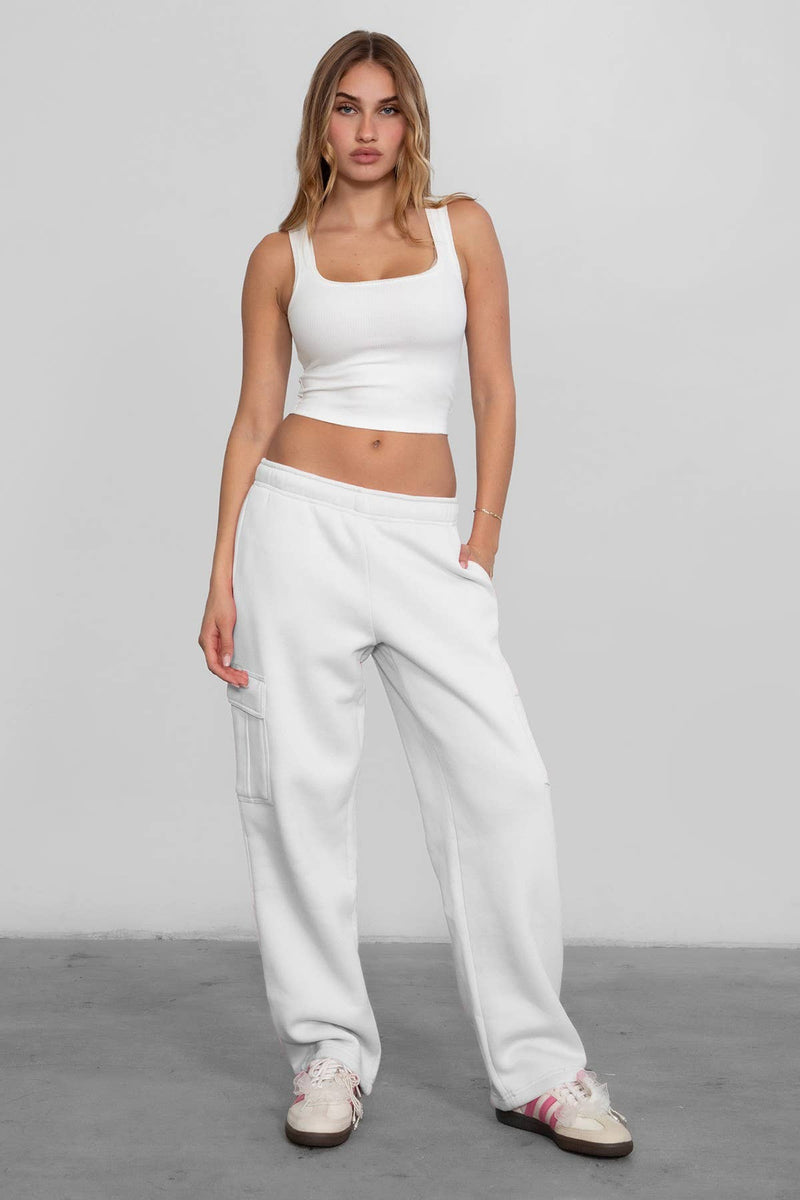 Cutie Fleece Cargo Pants