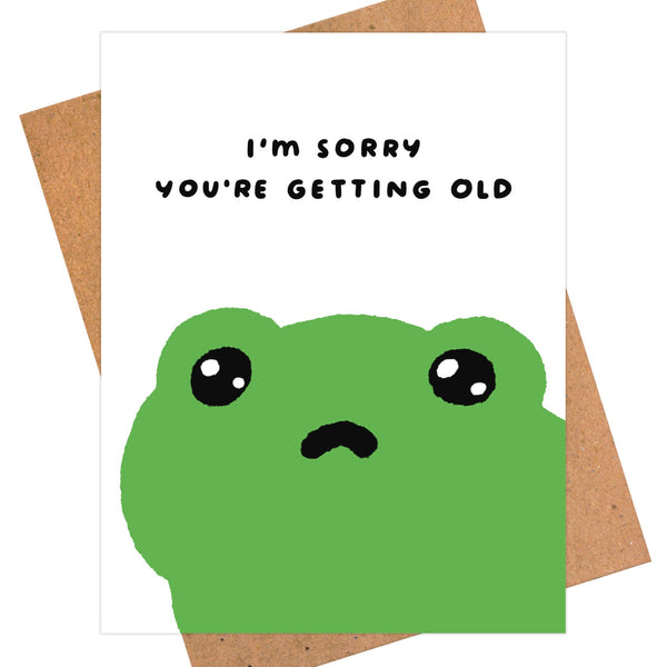 Frog Birthday Card