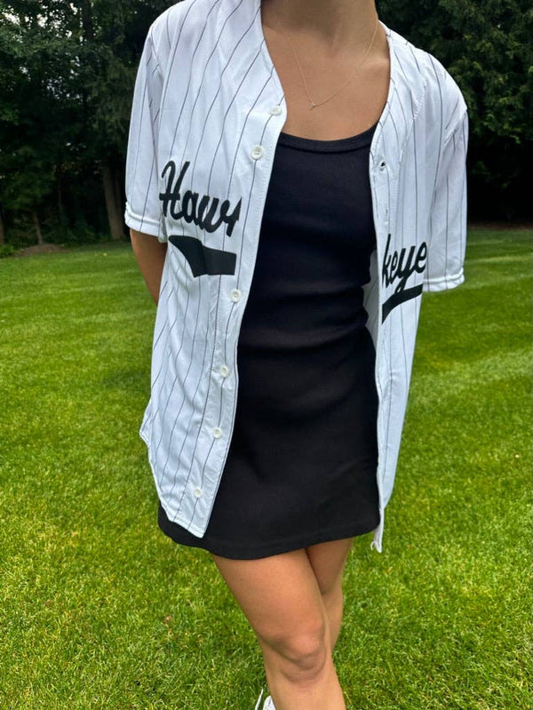 Recess Apparel - Hawkeyes Retro Baseball Jersey