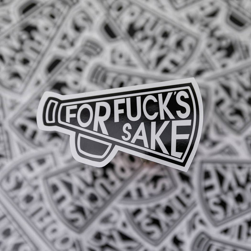 For F⋆˚𝜗𝜚˚⋆ck's Sake Vinyl Sticker