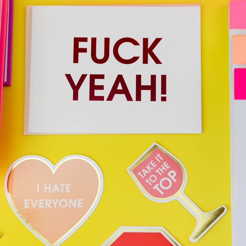 I Hate Everyone Vinyl Sticker