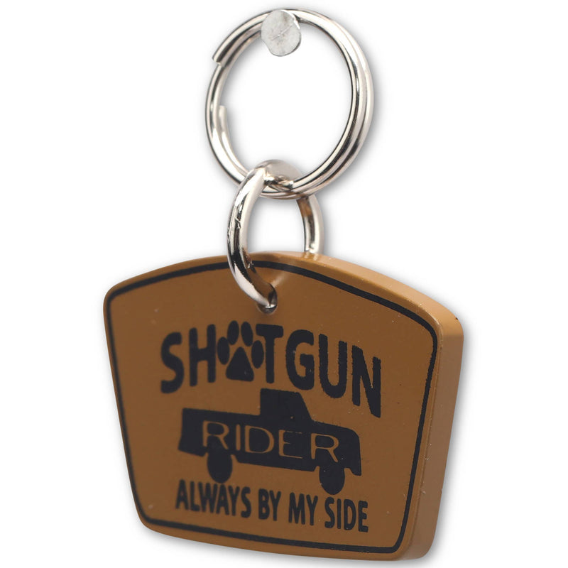 Shotgun Rider Dog Collar Charm