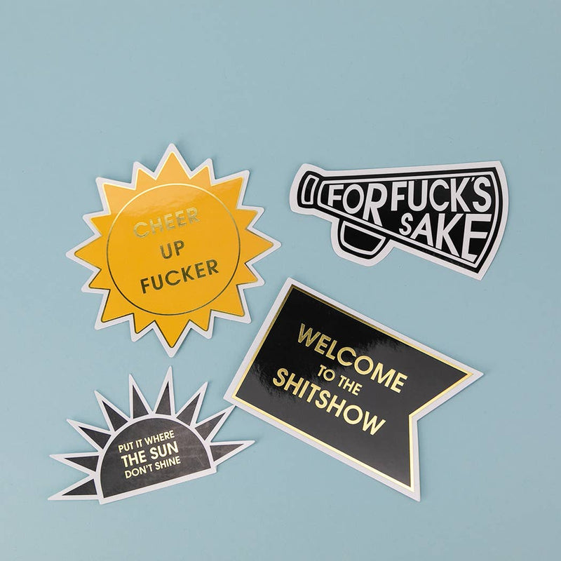 Cheer Up Fucker - Sun - Funny Vinyl Sticker