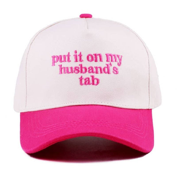 Put It On My Husband's Tab Canvas Cotton