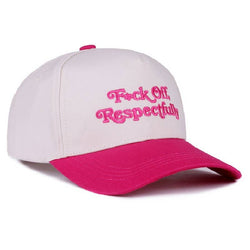 F.Ck Off Respectfully Canvas Cap