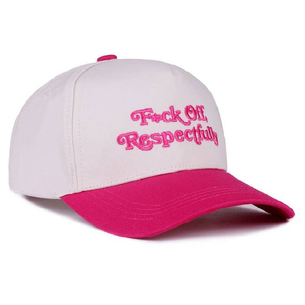 F.Ck Off Respectfully Canvas Cap