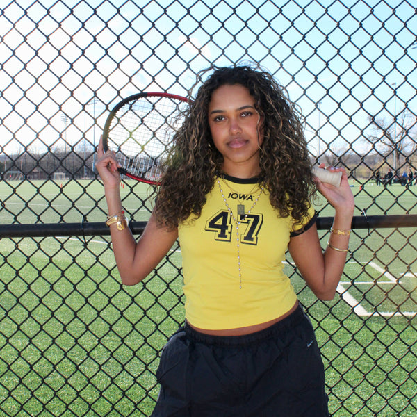 Recess Apparel - Iowa Soccer Baby Tee