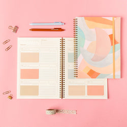 Perpetual Planner - Color Block: Moonscape (Large)